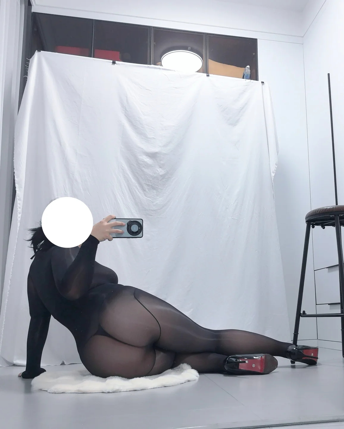 葛生 - 连体黑丝 [46P,3V-165MB] tg@simisebaisi 【丝足阁】003.webp